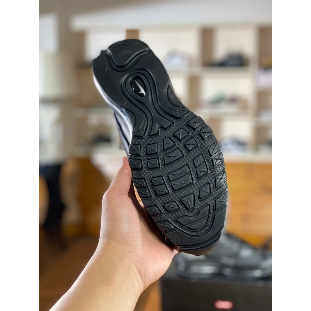 Supreme x Nike Air Max 98 TL "Black" รองเท้าวิ่งรองเท้าผ้าใบลำลองสำหรับผู้ชาย แฟชั่น