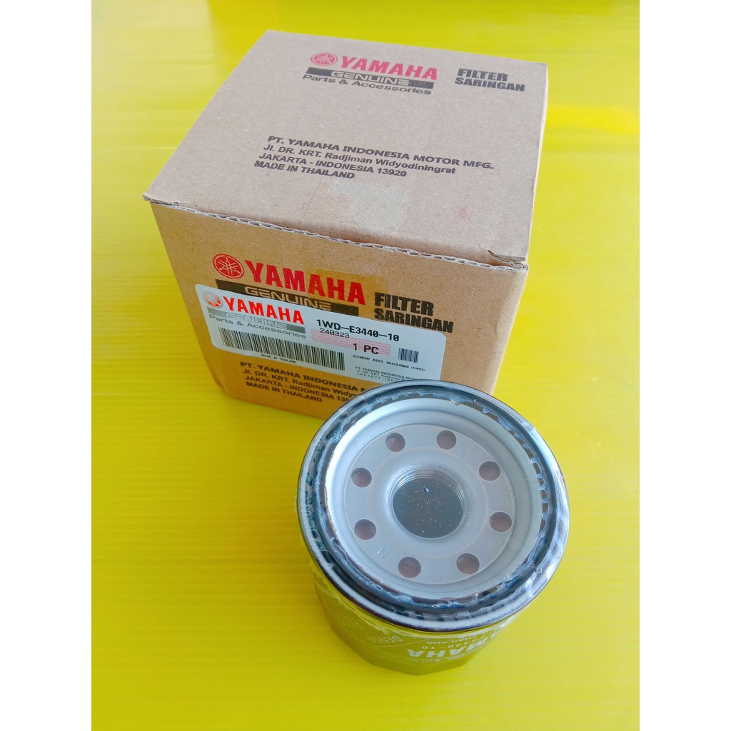 ไส้กรองน้ำมันเครื่องแท้YAMAHA YZF-R3MT-03MT-09,YZF-R2,HONDA CBR250RR,FORZA350แท้ศูนย์YAMAHA(1WD-E344