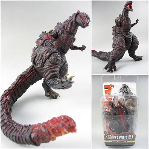 【พร้อมส่ง】ก็อตซิลล่า Neca Movie Version 2016 โมเดลฟิกเกอร์ รูปมอนสเตอร์ ไดโนเสาร์ True Godzilla ขยับได้ ขนาด 23.3 ซม. ของเล่นสําหรับเด็ก