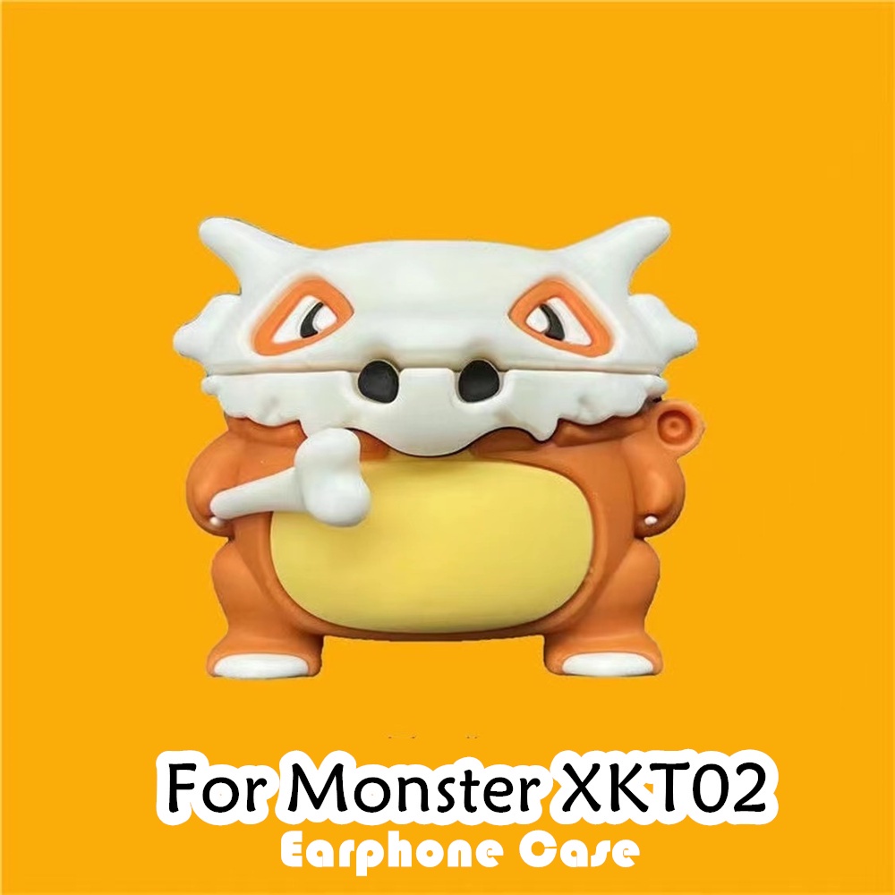 【imamura】เคสหูฟังซิลิโคนนิ่ม ลายการ์ตูนมอนสเตอร์น่ารัก สําหรับ Monster XKT02