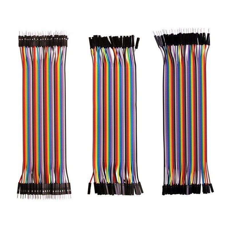 งานแท้ สายจัมป์ 10/15/20/30 cm. 40P สายแพจัมป์ Jumper Wire Bread Board Rehearsal 2.54mm DuPont Line ในไทย – โปรปัง