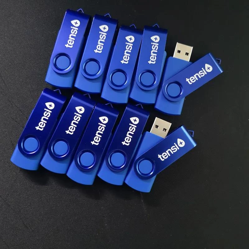 ขายส่ง แฟลชไดรฟ์ USB หมุนได้ ไดรฟ์ปากกา 4GB 8GB 16GB 32GB 64GB แท่ง USB ความเร็วสูง 2. 0 แฟลชไดรฟ์ Pendrive โลโก้ที่กําหนดเอง thumbnail 4