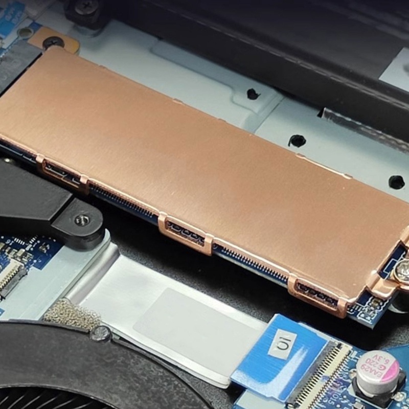 ✿ ทนทาน M 2 NVMe ฮีทซิงค์ทองแดง 2280 SSD ฮีทซิงค์ซิลิโคนแผ่นความร้อน Fine Workmanship Cooling Coolers แผ่น