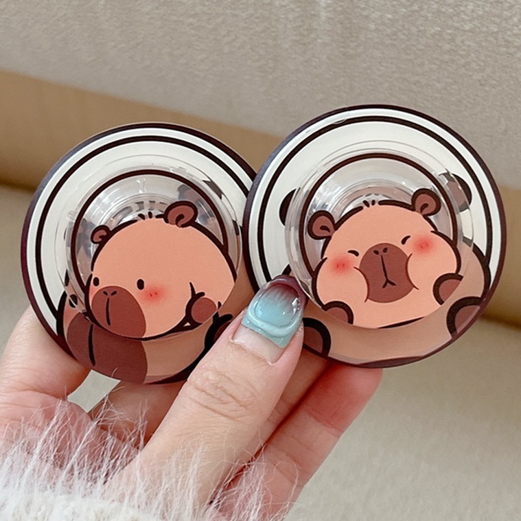 ขาตั้งโทรศัพท์มือถือ แบบแม่เหล็ก ลายการ์ตูน Capybara แข็งแรงมาก สําหรับตั้งโต๊ะ