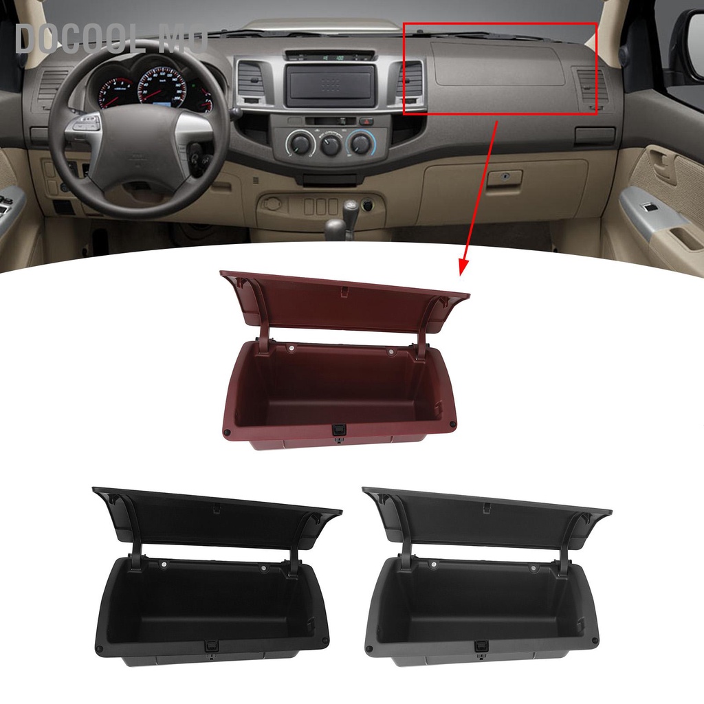 Docool Mo LHD แดชบอร์ดภายในกล่องเก็บ 55042 0K020 สไตล์แดชบอร์ดภายใน Organizer กล่องสำหรับ Toyota Hilux Vigo
