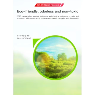Creality Filament CR-PETG 1.75mm 1kg Eco-friendly odorless and non-toxic วัสดุการพิมพ์ 3D Filament