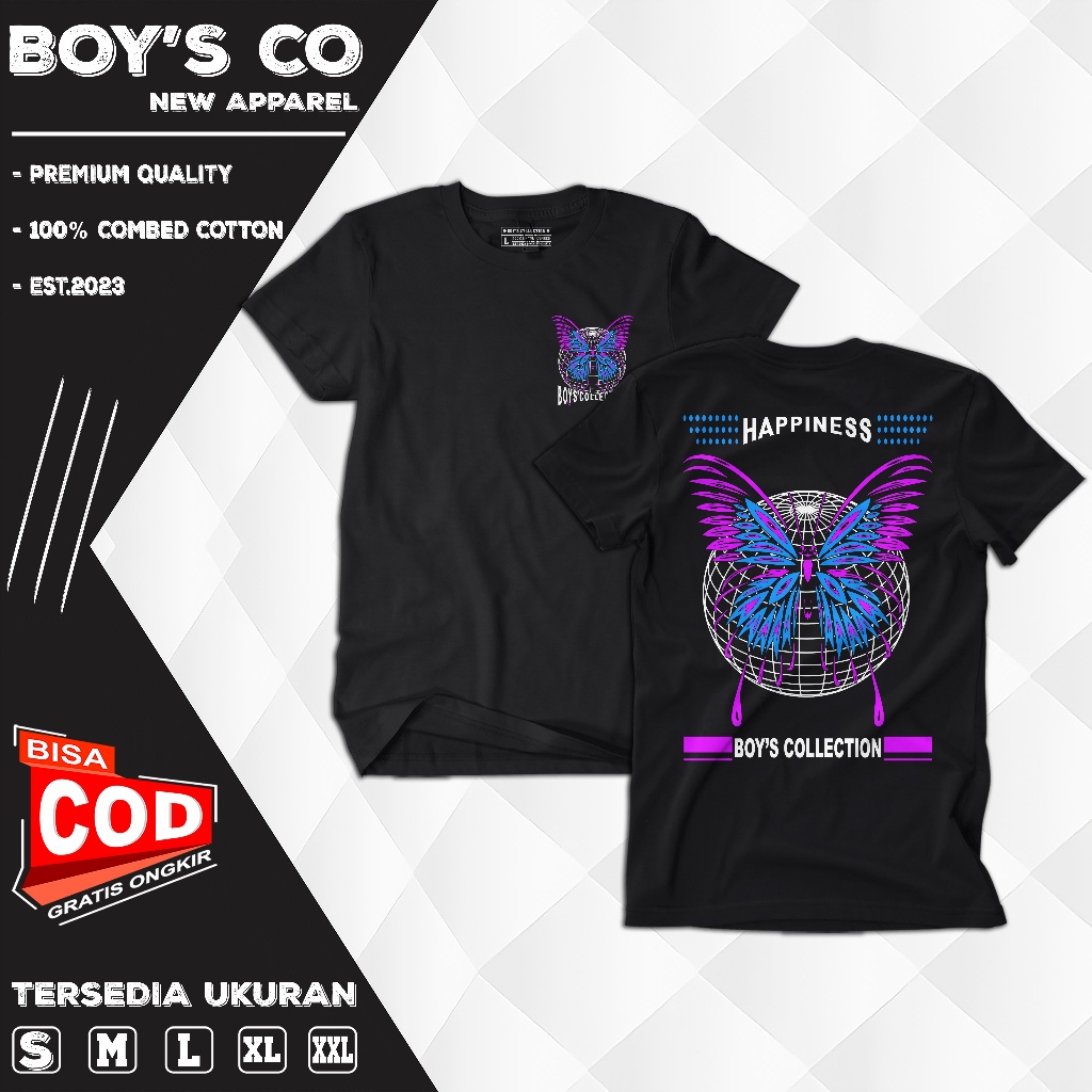 พร้อมส่ง เสื้อยืด พิมพ์ลาย Street Wear Kaos BC57 Combed 20s สําหรับเด็กผู้ชาย