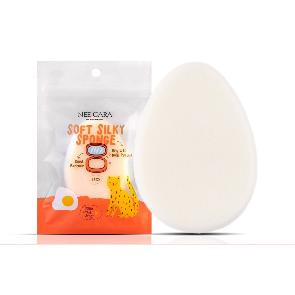 ของแท้·ส่งด่วน·ถูก nee cara soft silky sponge #N213 : นีคารา ฟองน้ำแต่งหน้า x 1 ชิ้น dayse