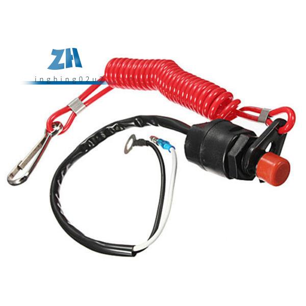 สวิตช์หยุดฉุกเฉิน พร้อมสายคล้อง สําหรับมอเตอร์เรือ Yamaha Tohatsu