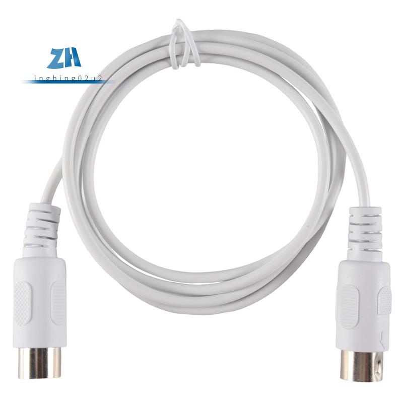 Midi สายเคเบิลต่อขยาย เป็นตัวผู้ 5 Pin 1.5 4.95FT 5 Pin เป็น 5 Pin ตัวผู้ MIDI คุณภาพสูง