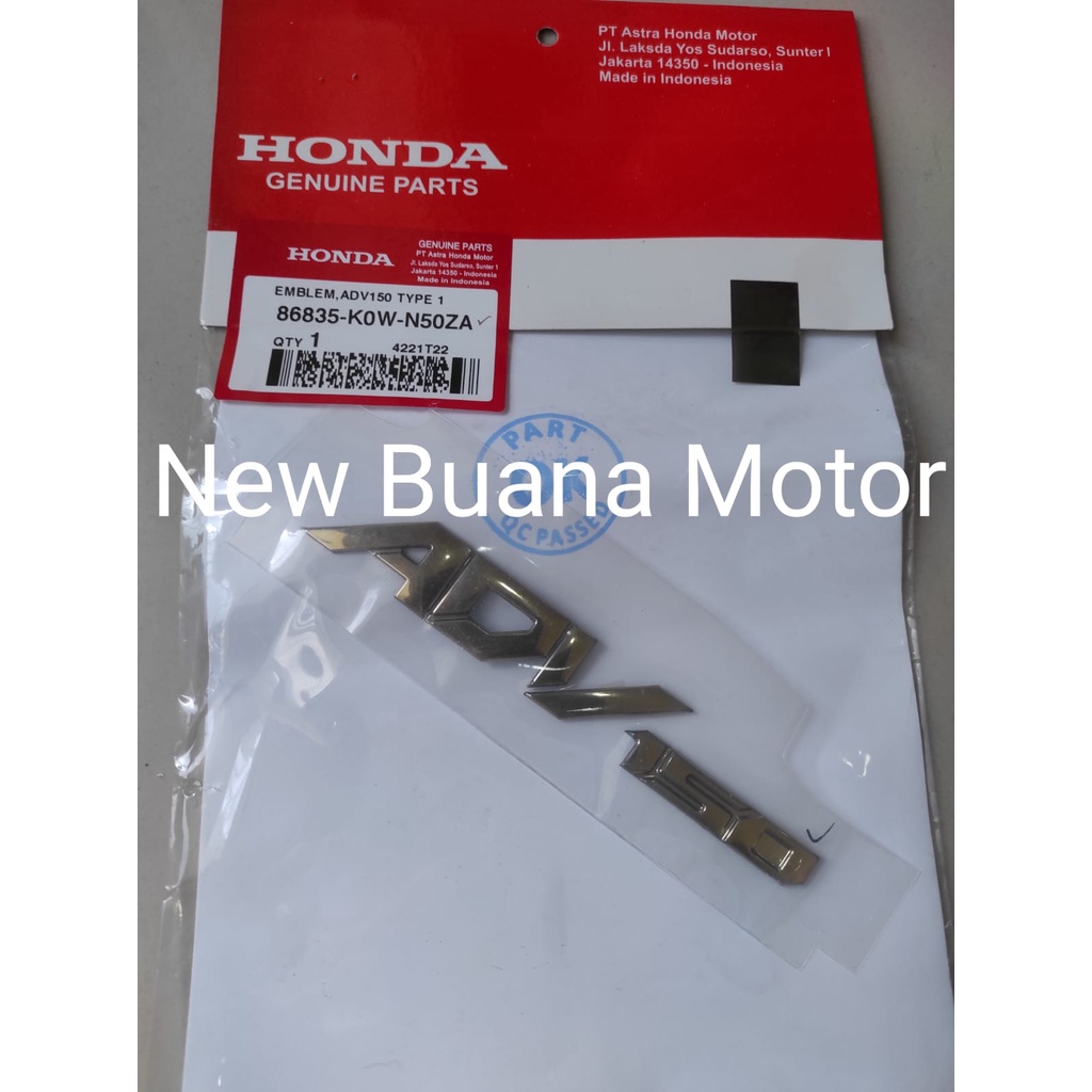 ADV 150 ตราสัญลักษณ์แบบ 1 86835K0WN50ZA