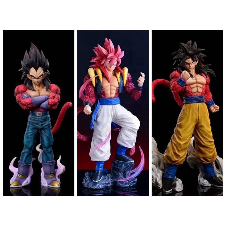 Dragon Ball Super Saiyan GK Super Four Goku Vegeta Gogeta ยืนอะนิเมะรูป