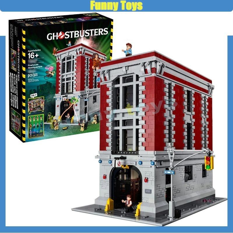 75827 Firehouse Headquarters Building Blocks Ghostbusters - Super Expendables Toys ของขวัญเด็กผู้ชาย