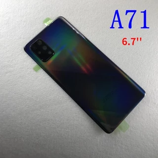SAMSUNG สําหรับSamsung Galaxy A31 A41 A51 A71 2020 A315 A415 A515 A715 ฝาหลังแบตเตอรี่ด้านหลังประตูเปลี่ยนอะไหล่ซ่อม