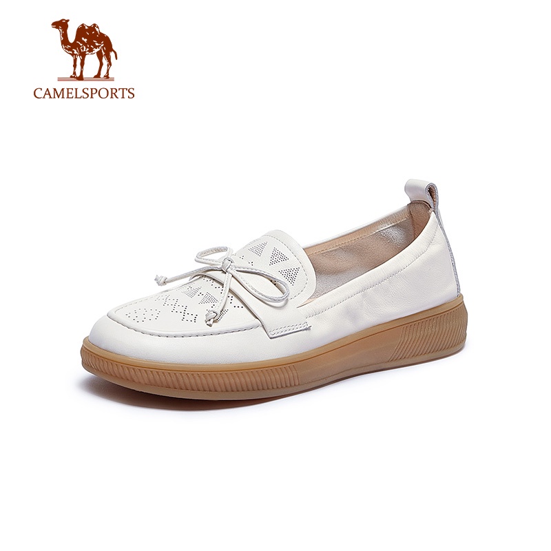Camel SPORTS รองเท้าหนังนิ่ม ใส่สบาย อเนกประสงค์ สําหรับผู้หญิง