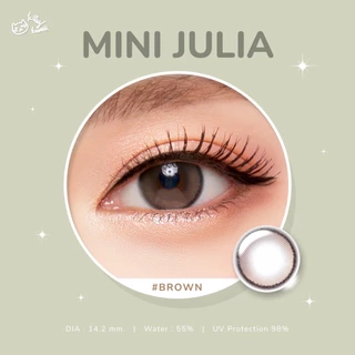 คอนแทคเลนส์(มินิ) Julia Light Brown / Brown / Gray (Kitty Kawaii) ⭐️ลายฮิต ขายดีมาก กรองแสงกันยูวี