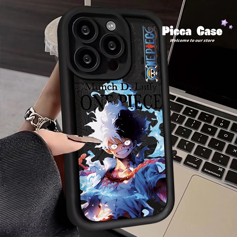 เคสป้องกันโทรศัพท์มือถือ ลายอนิเมะวันพีช ลูฟี่ สําหรับ Vivo Y27 Y35 Y27s Y17s Y12i Y02 Y22 Y21s Y91C Y15 Y16 Y91 Y33s Y51 Y12 Y31 Y36 Y22s V25 Y17 Y20i Y21 Y12s Y11 Y20 Y30 V29 V25E V27