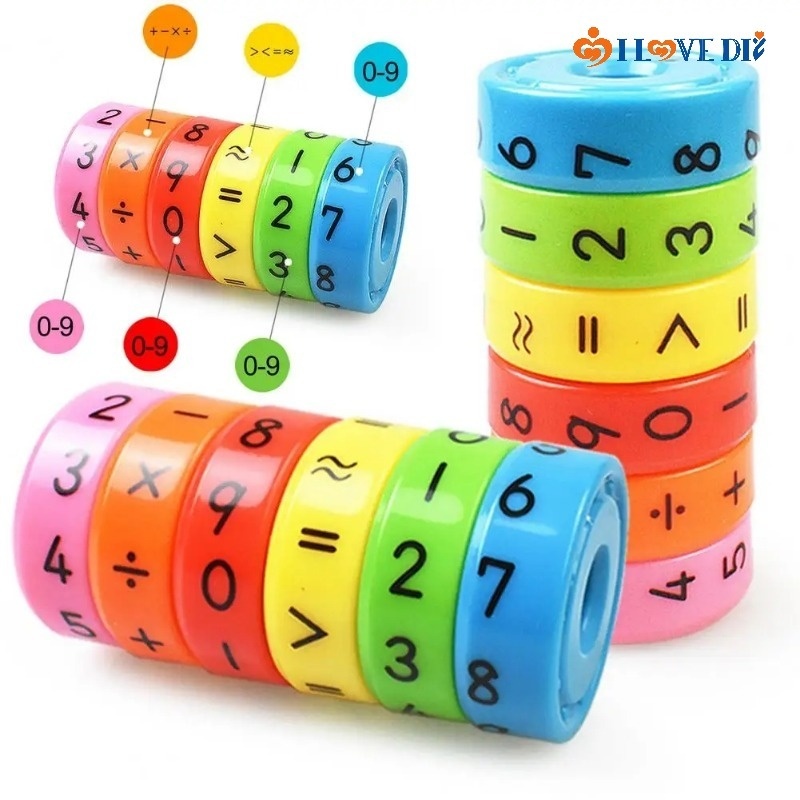 ของเล่นลูกบาศก์แม่เหล็ก เสริมการเรียนรู้คณิตศาสตร์ เพื่อการเรียนรู้เด็ก