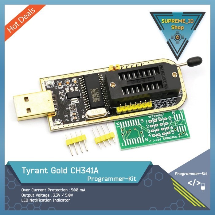 Tyrant gold CH341A MCU Microcontroller Programmer USB Kit