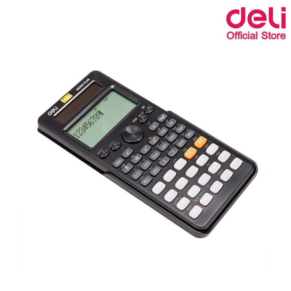 Deli آلة حاسبة علمية — أسود — صورة 3