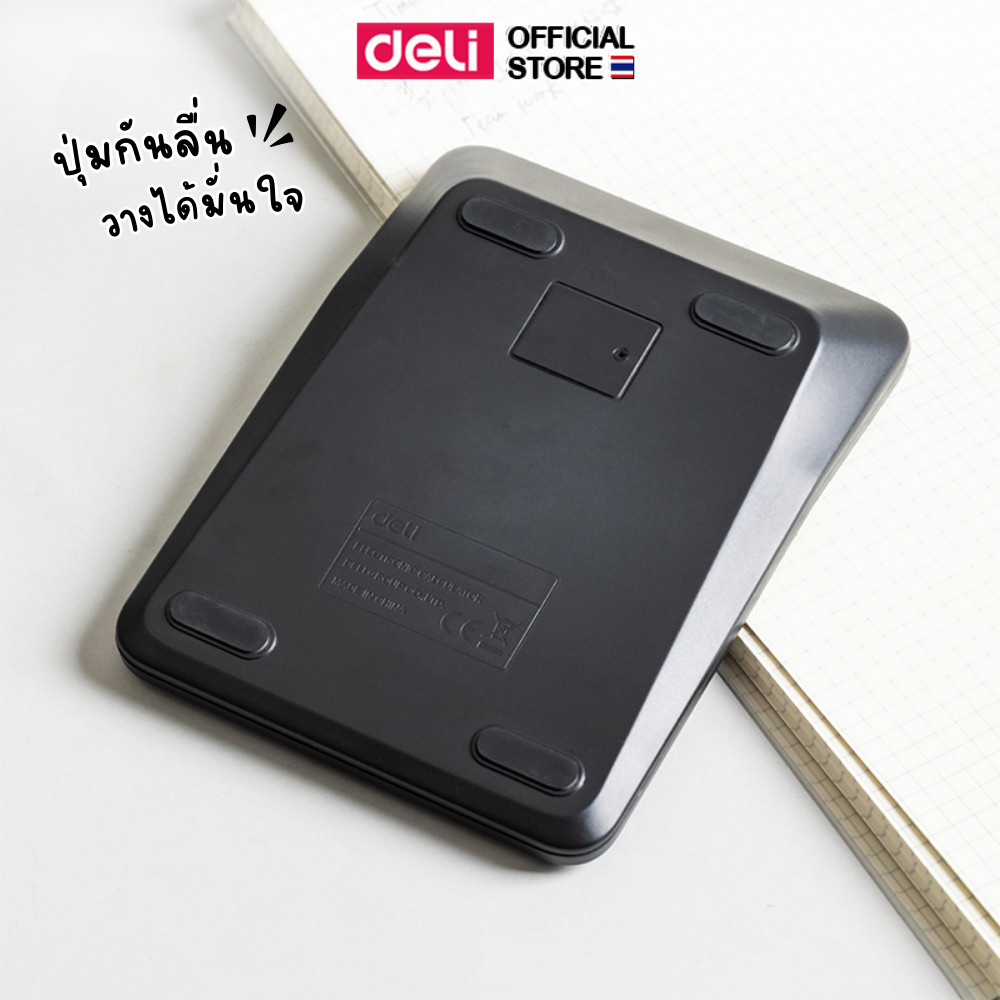 เครื่องคิดเลขตั้งโต๊ะ 12 หลัก Deli เครื่องคำนวณ ปุ่มใหญ่ พกพาง่าย ดีไซน์น่ารัก แสดงผลหน้าจอ LED 12 หลัก มีรับประกัน 3 ปี - รูปที่ 3