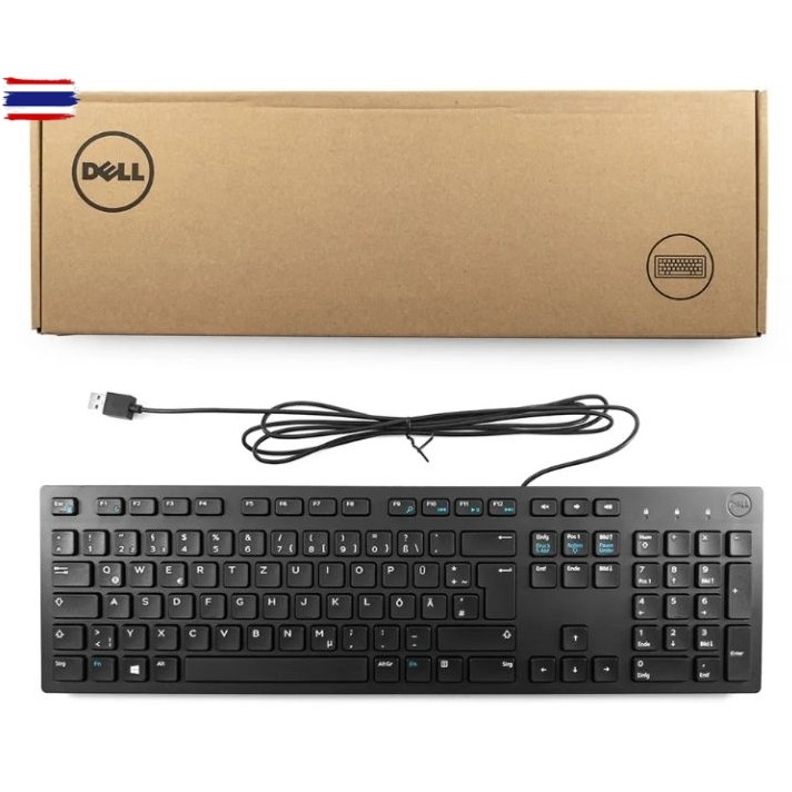 DELL KB216 KEYBOARD คีย์อร์ด MULTIMEDIA KB216 TH