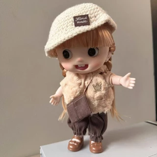 โมเดลตุ๊กตา ตุ๊กตาBJD ตุ๊กตาเจ้าหญิงน่ารักๆแต่งตัวแฟชั่น 26ซม. (ได้ตุ๊กตาพร้อมชุด )พร้อมส่งในไทย