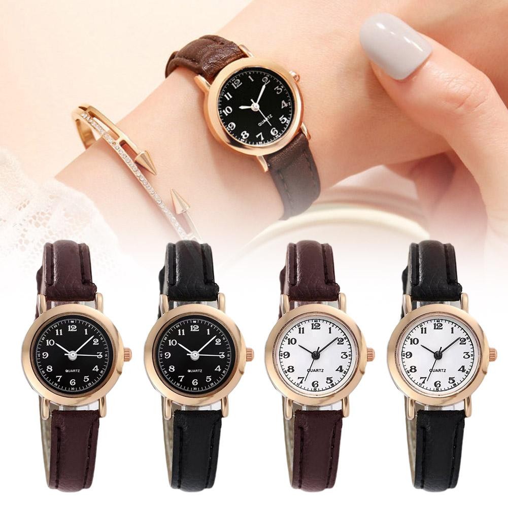 1x Vintage Quartz Watch Casual Women นาฬิกาข้อมือ G4T7