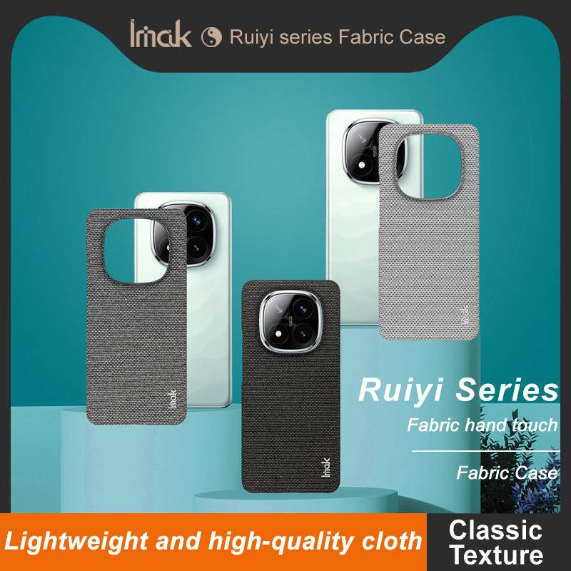 Redmi Note 14 Pro เคส IMAK Ruiyi Series ผ้ากรณี สําหรับ Xiaomi Redmi Note14 Pro+ Plus 5G ฝาครอบ