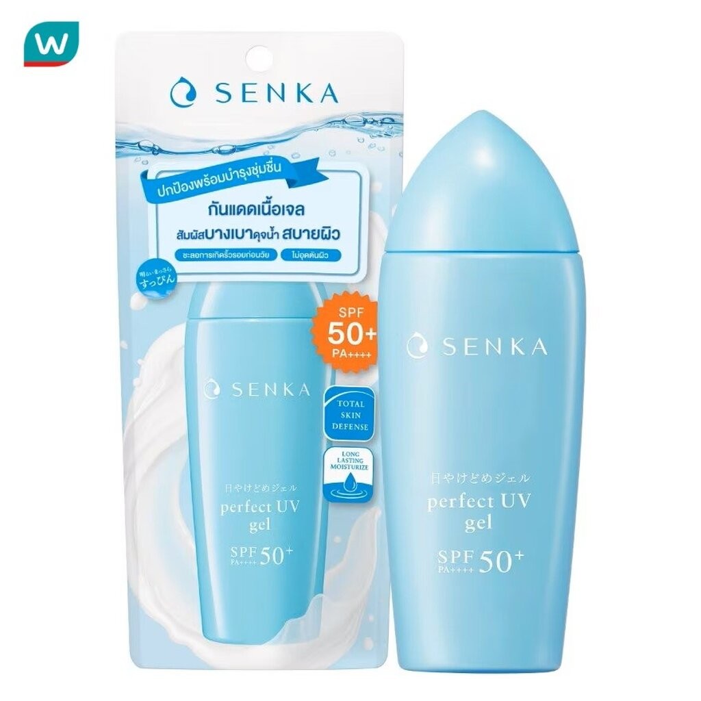 Senka เซนกะ เพอร์เฟ็ค ยูวี เจล เอ เอสพีเอฟ 50+ พีเอ++++ 80 มล. กันแดดเนื้อเจล ป้องกันแสงแดด