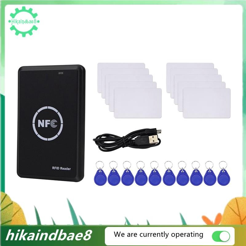 [hIkAi] RFID Reader Writer Duplicator, NFC Reader, Smart Card Programmer, Access Card Decoder, Writa