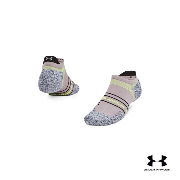 Under Armour ถุงเท้าวิ่ง UA ArmourDry™ Run Cushion No Show Tab ยูนิเซ็กส์