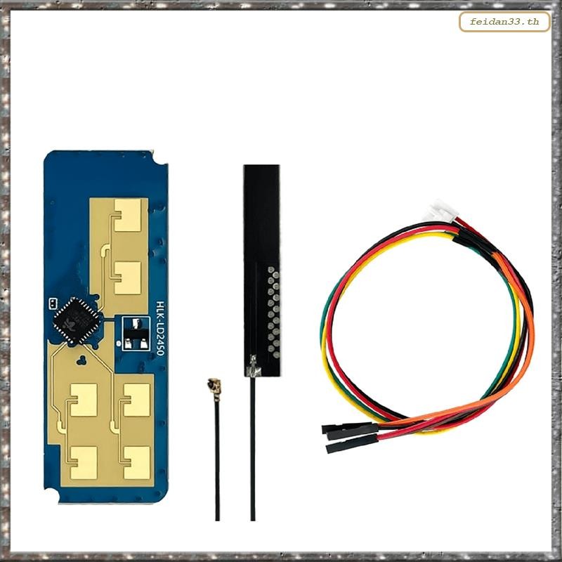 [LHY] Hlk-ld2450 24G Smart Home Wave Human Body Motion Target Tracking Radar Sensor Module ระยะทดสอบ