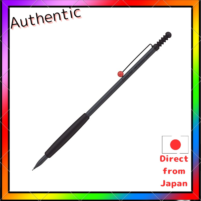 Tombow Pencil Sharp Mechanical Pencil 0.5mm ZOOM (Gift Case Included) 707 Black/Red SH-ZS2