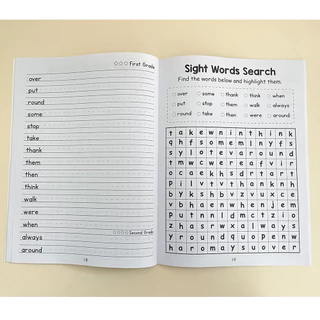 220 High Frequency Sight Words Workbook Word Search & Handwriting Practice Learning Book for Kindergarten Homeschool
