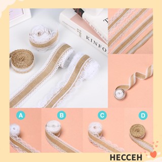 Hecceh ริบบิ้นผ้ากระสอบ ธรรมชาติ 2 เมตร สําหรับตกแต่งบ้าน DIY