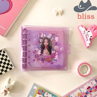 Bliss สมุดโน้ตบุ๊ก แพลนเนอร์ PVC ลายกลิตเตอร์ ขนาด A7