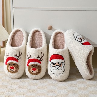 รองเท้าใส่ในบ้าน พื้นยาง กันลื่น slipper สลิปเปอร์ สีพื้น