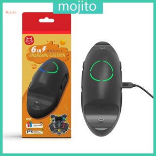 Mojito แท่นชาร์จ แบบชาร์จเร็ว สําหรับ Switch Pro Joy Con HS-SW168