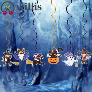 Willis ตุ๊กตาผีสยองขวัญแขวนเพดาน 6 ชิ้น สําหรับตกแต่งปาร์ตี้ฮาโลวีน