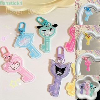 Fishstick1 พวงกุญแจ จี้การ์ตูน Kuromi Cinnamoroll Pompom Purin สําหรับเด็ก