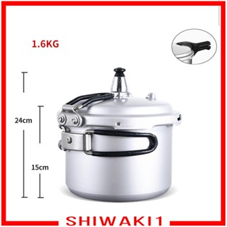 [Shiwaki1] หม้อหุงข้าว แบบพกพา ไม่เหนียวติด สําหรับตั้งแคมป์กลางแจ้ง