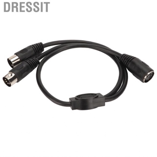 Dressit 5 Pin Din Female To 2 5Pin Male Cores Y Splitter Adapter Connecting Cable