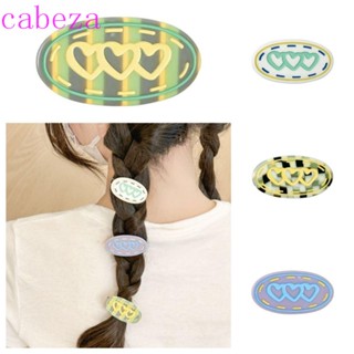 Cabeza กิ๊บติดผม ทรงวงรี ลายหัวใจ เป็ด สไตล์เกาหลี สําหรับผู้หญิง