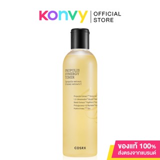 COSRX Propolis Synergy Toner 150ml โทนเนอร์ สารสกัดผึ้งดำ 72.6% และสารสกัดน้ำผึ้ง 10%  ทำให้ผิวนุ่มลื่นเรียบเนียน.