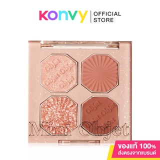 Etude House Play Color Eyes Mini Objet อายแชโดว์พาเลทรวม 4 เฉดสี.