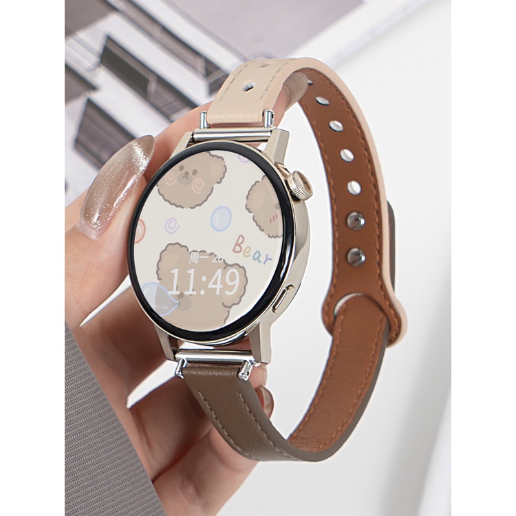 สายนาฬิกาข้อมือสมาร์ทวอทช์ สายหนัง 22 มม. แบบเปลี่ยน สําหรับ Xiaomi Watch S1 S1 S2 S3 Xiaomi MI Watch Color Global Version Xiaomi MI Watch Color 2