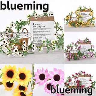 Blueming2 เถาดอกทานตะวันปลอม ดอกทานตะวันประดิษฐ์ 178 เมตร สําหรับแขวนตกแต่งผนัง คริสต์มาส