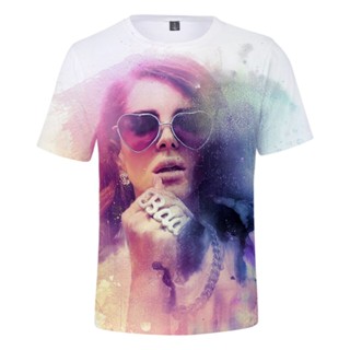 เสื้อยืด พิมพ์ลาย Slae Rapper Lana Del Rey สไตล์ฮาราจูกุ