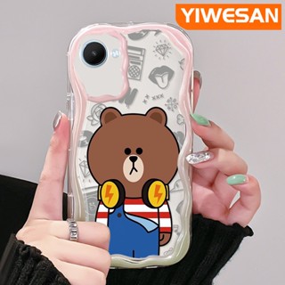 เคสมือถือ แบบนิ่ม แบบใส ลายการ์ตูนหมี กันกระแทก สําหรับ Realme C30 C30s C31 C33 C35 C55 Narzo 50i Prime Narzo N55 50A Prime